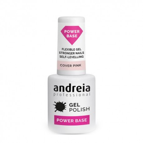 Andreia Verniz Gel Power Base Cover Pink