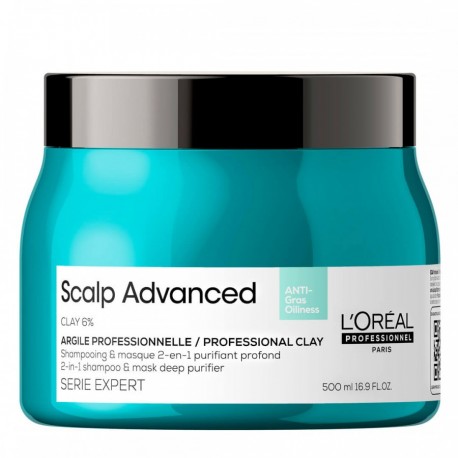 L'ORÉAL SCALP ADVANCED ANTI-OILINESS MÁSCARA 500ML