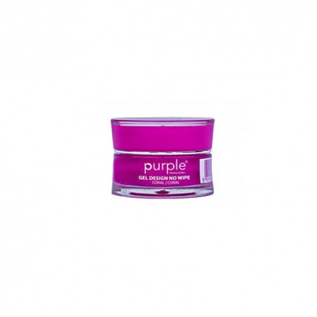 PURPLE GEL DESIGN NO WIPE CORAL 5gr