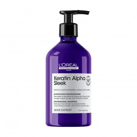 LOREAL KERATIN ALPHA SLEEK SHAMPOO 500ML