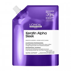 LOREAL KERATIN ALPHA SLEEK SHAMPOO refil 500ML